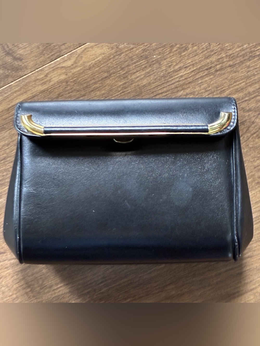 Casa Lopez Genuine leather handbag Black crossbody Clutch